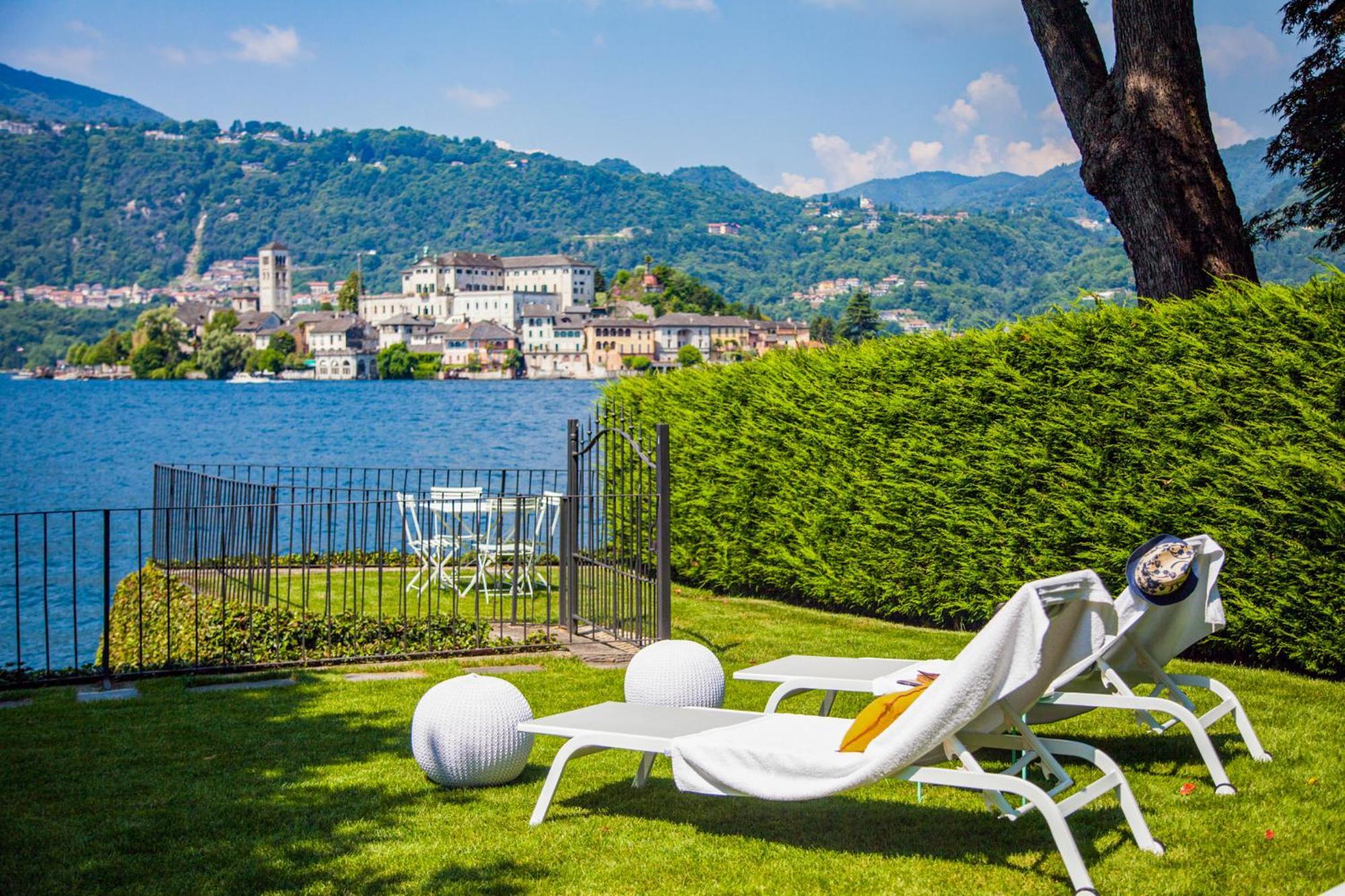 Ratafia Appartamento Con Vista Sul Lago Orta San Giulio Buitenkant foto